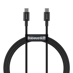   Baseus CATYS-B01 Superior Series Type-C - Type-C kábel 100W PD 100cm - fekete