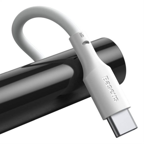 BASEUS CABLEL USB type-c C 2,4a egyszerű bölcsesség Tzcalzj-02 1,5 méter fehér 2 db készletben