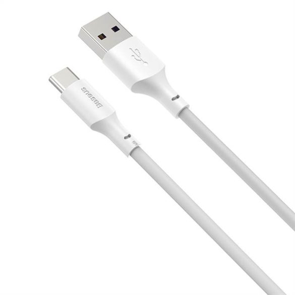 BASEUS CABLEL USB type-c C 2,4a egyszerű bölcsesség Tzcalzj-02 1,5 méter fehér 2 db készletben