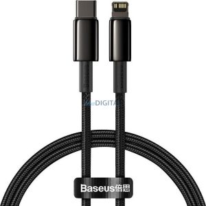 BASEUS kábel Type-C Apple Lightning 8-pin PD20W Tungsten arany CATLWJ-01 2 méter fekete