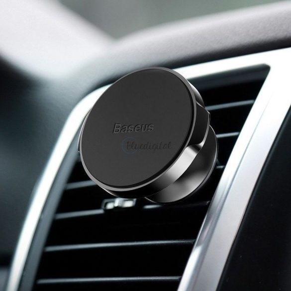 Baseus autós tartó légbeömlőre mágneses kis fülek suer-a01 fekete