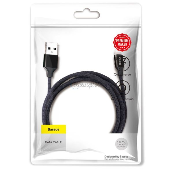 Baseus kábel usb-o Apple  lightning 8-pin 2a yvien calyw-a01 1,8m fekete