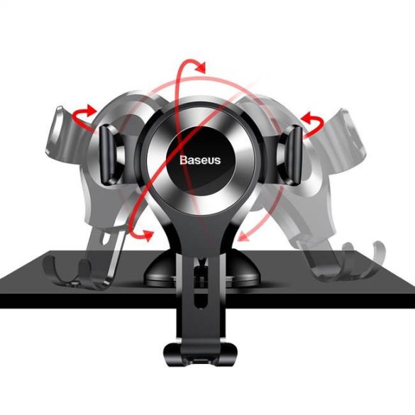 BASEUS autós tartó Osculum Type Gravity Autós tartó fekete-ezüst SUYL-XP0S