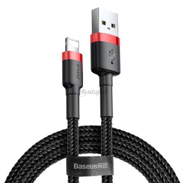 Baseus Cable USB Apple lightning 8-pin 1,5a Cafule calklf-c19 2m vörös-fekete