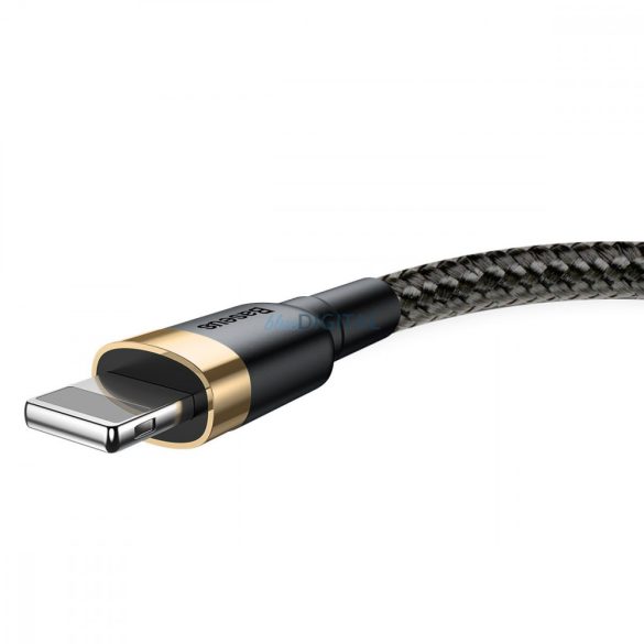 BASEUS USB kábel A és Apple Lightning 8-pin 1,5A Cafule CALKLF-CV1 2m arany-fekete