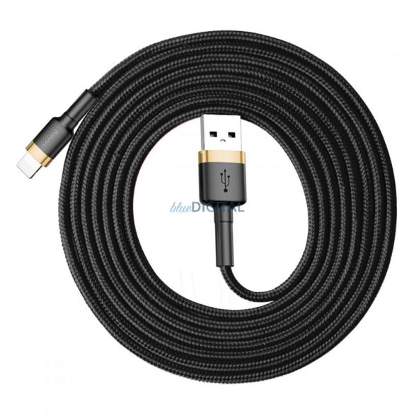 BASEUS USB kábel A és Apple Lightning 8-pin 1,5A Cafule CALKLF-CV1 2m arany-fekete