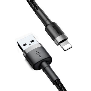 BASEUS cafule Cable USB A Micro 2.4a 0,5 szürke + fekete CAMKLF-AG1