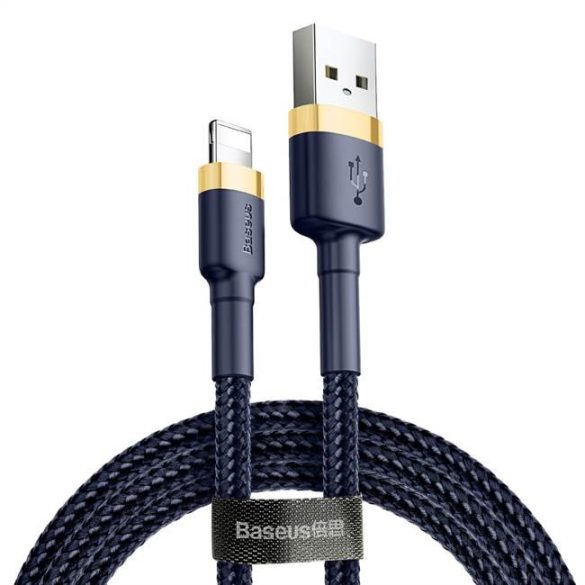 BASEUS cafule Cable USB A Lightning 1.5A 2M Arany-Blue CALKLF-CV3