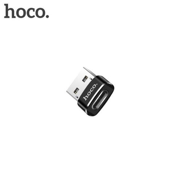 HOCO adapter OTG USB - Type-c UA6 fekete