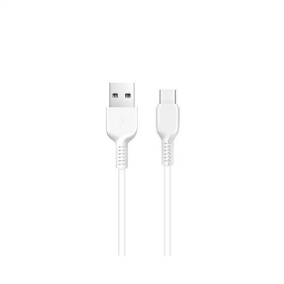 HOCO kábel USB Flash töltő adatkábel Type-c X20 1 méter fehér