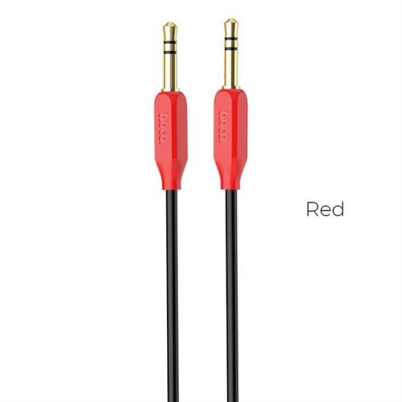 HOCO kábel audio AUX Jack 3,5mm UPA11 piros