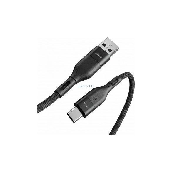 VEGER kábel USB Type-Cra 5A 2,0 AC03 1,5m fekete