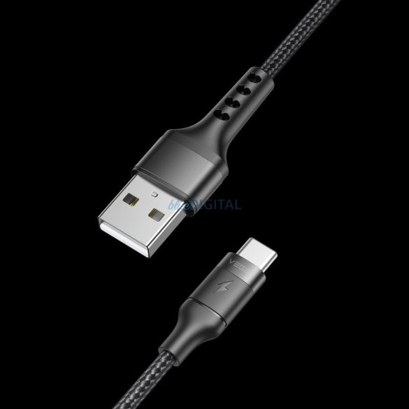 VEGER kábel USB Type-Cra 5A 2,0 AC03 1,5m fekete