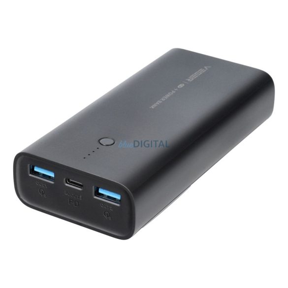 Veger W1146 powerbank 10000mAh 20W QC3.0 PD - fekete