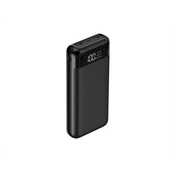 Power Bank VEGER VEGER L21 - 20 000mAh LCD fekete (W2019)