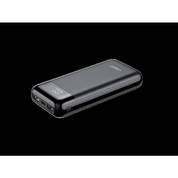 Power Bank VEGER VEGER L21 - 20 000mAh LCD fekete (W2019)