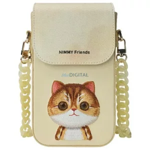 NIMMY telefontáska BIG EYED PET 2.0 Macska, khaki