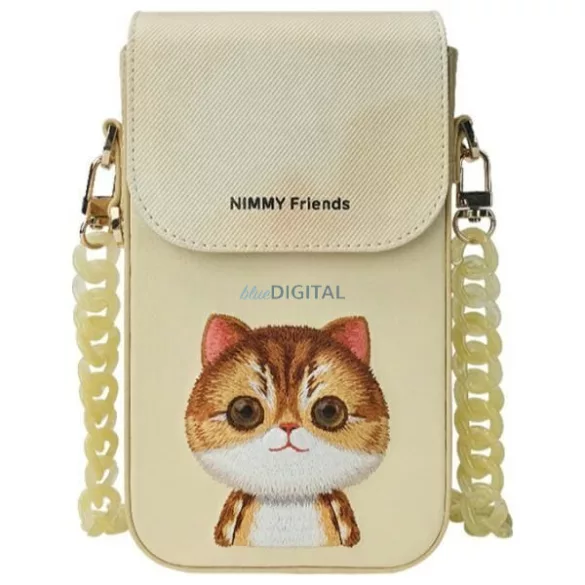 NIMMY telefontáska BIG EYED PET 2.0 Macska, khaki