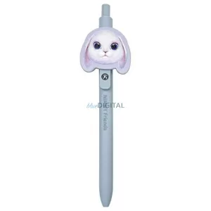 NIMMY 2 az 1-ben jegyzetfüzet + toll szett BIG EYED PET 2.0 Nyuszi, lila