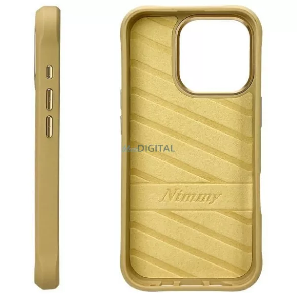 NIMMY tok COOL&CUTE 2.0 Macska iPhone 16 Pro Max, khaki színben