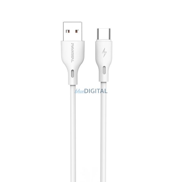 PAVAREAL kábel USB Type-C 6A 6A PA-DC186C 1 m. fehér