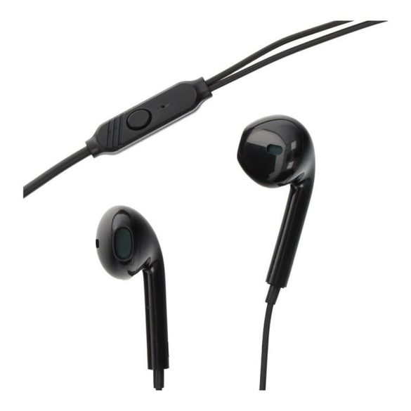 Vezetékes fülhallgató micro Jack 3,5mm PA-E65 fekete