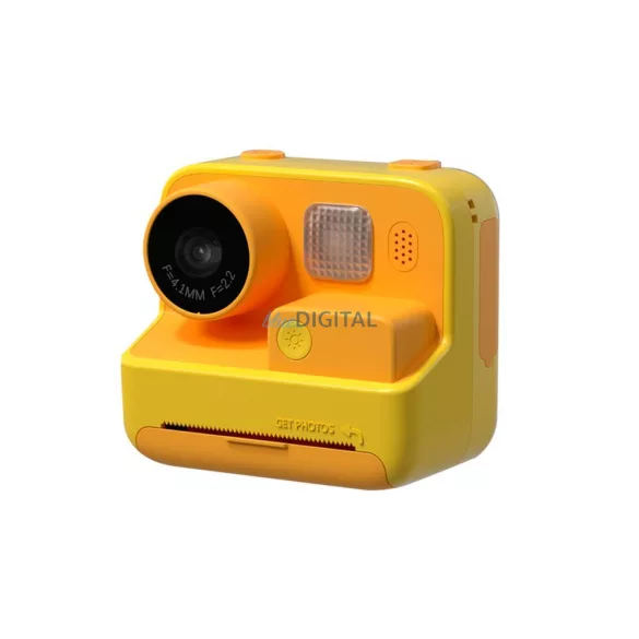 Picocici K27 digitális gyerek-fényképezőgép és nyomtató - sárga