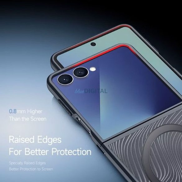 DUX DUCIS tok YIND a SAMSUNG Z Flip7 (teljes ablak) fekete