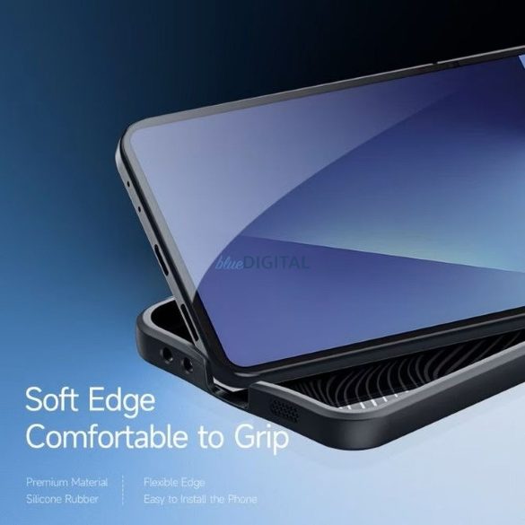 DUX DUCIS tok YIND a SAMSUNG Z Flip7 (teljes ablak) fekete