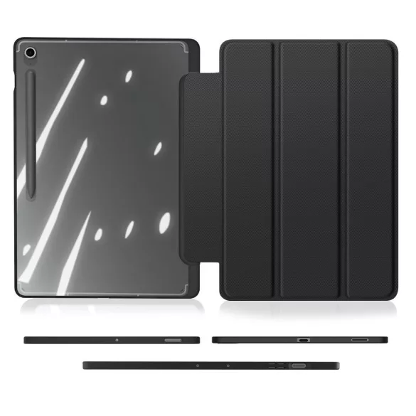 Dux Ducis Toby könyvtok Samsung Galaxy Tab S10 FE Plus 13.1" (2025) - fekete