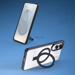   Dux Ducis Aimo Mag MagSafe-kompatibilis tok Samsung Galaxy S25 Edge - fekete