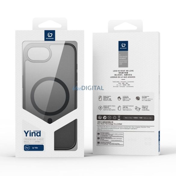 Dux Ducis Yind tok iPhone 16e - fekete