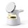 Duzzona W23 3-az-1-ben vezeték nélküli töltő + bluetooth hangszóró és éjjeli fény 15W - fehér Duzzona W23 3-az-1-ben vezeték nélküli töltő + bluetooth hangszóró és éjjeli fény 15W - fehér