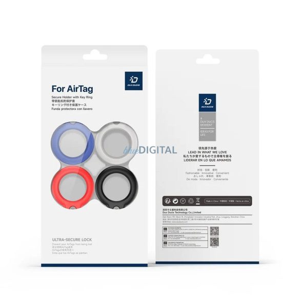 Dux Ducis tok AirTag - fekete/fehér/piros/kék