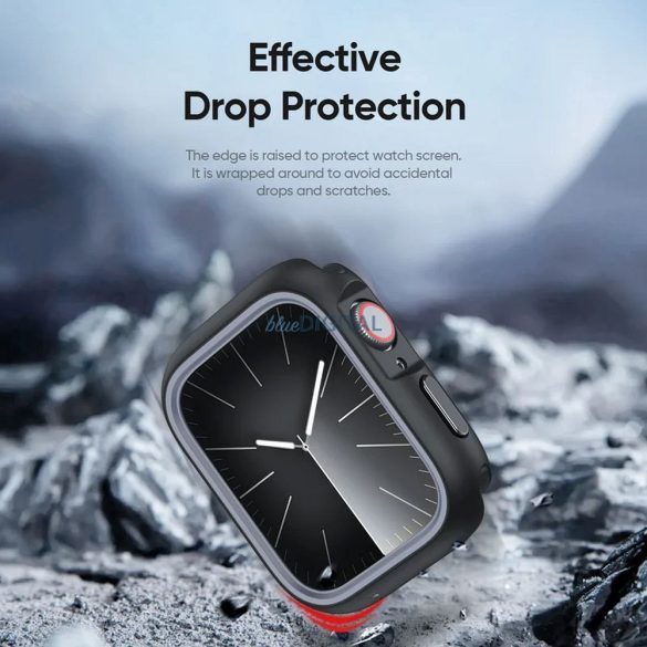Dux Ducis Bamo tok Apple Watch 10 42mm - fekete-szürke