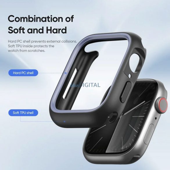 Dux Ducis Bamo tok Apple Watch 10 42mm - fekete-szürke