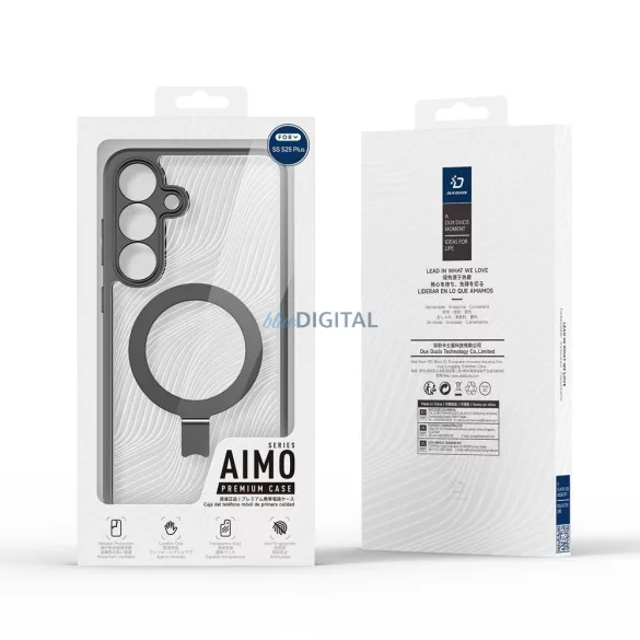 Dux Ducis Aimo Mag MagSafe-kompatibilis tok Samsung Galaxy S25 Plus - fekete