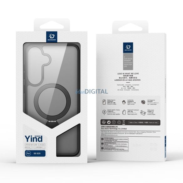 Dux Ducis Yind tok Samsung Galaxy S25 - fekete