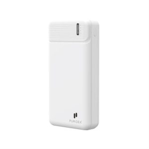 Power bank PURIDEA Q7 - 20 000mAh gyorstöltő QC3.0 PD3.0 20W fehér