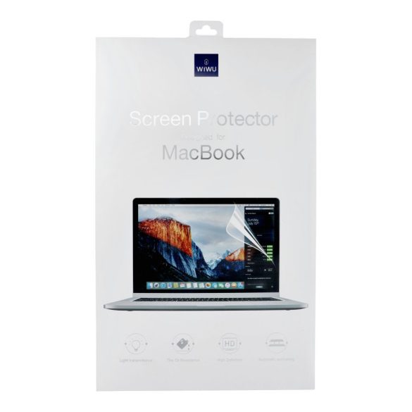 WiWU PET képernyővédő fólia MacBook 13,3" Pro és 13,3" Air/2020 (A1706/A1708/A1989/A1932)