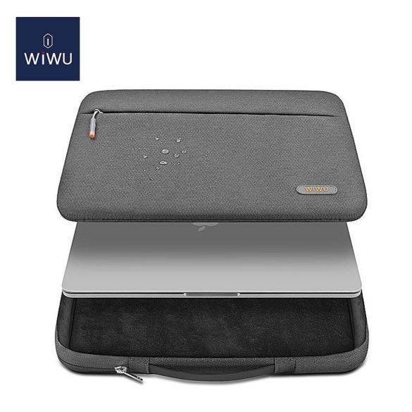 WiWU Pilot Sleeve vízálló laptoptáska 14,2" - szürke