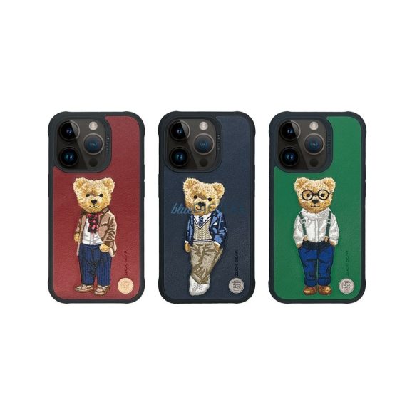 Zuck Bear Londol Classic tok iPhone 15 Pro - "Mayfair swank" mintás