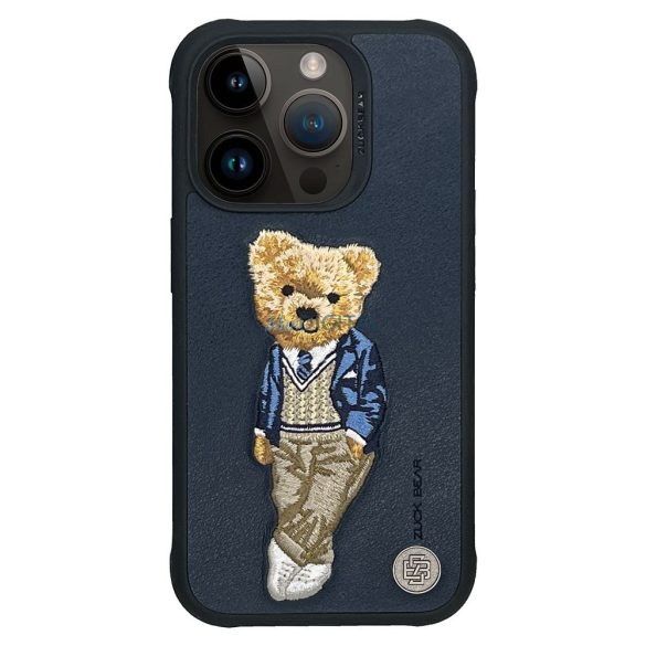 Zuck Bear Londol Classic tok iPhone 15 Pro - "Westminster ace" mintás