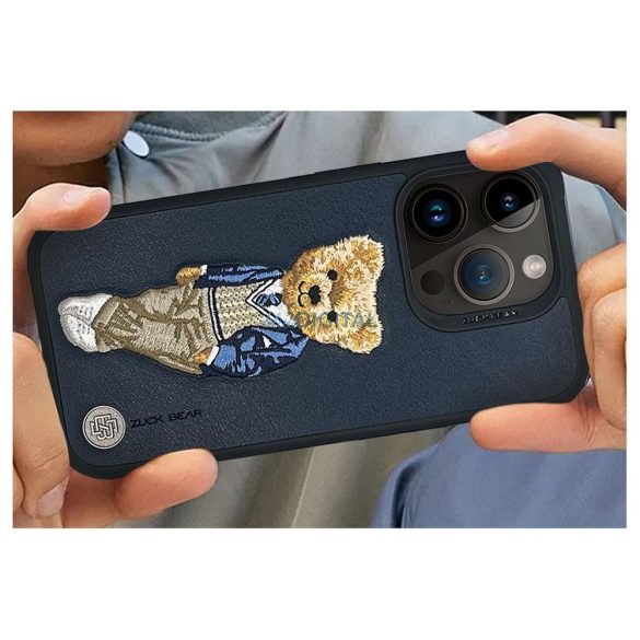 Zuck Bear Londol Classic tok iPhone 15 Pro - "Westminster ace" mintás