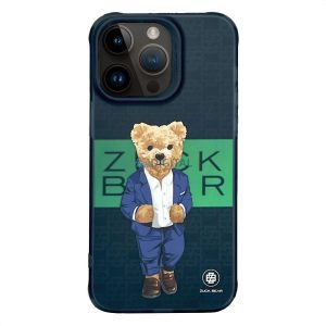 Zuck Bear French Riviera tok iPhone 15 Pro - "Saint Tropez shimmer" mintás