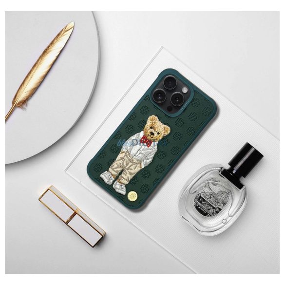 Zuck Bear Paris Gentleman tok iPhone 15 Pro - "Bow tie" mintás