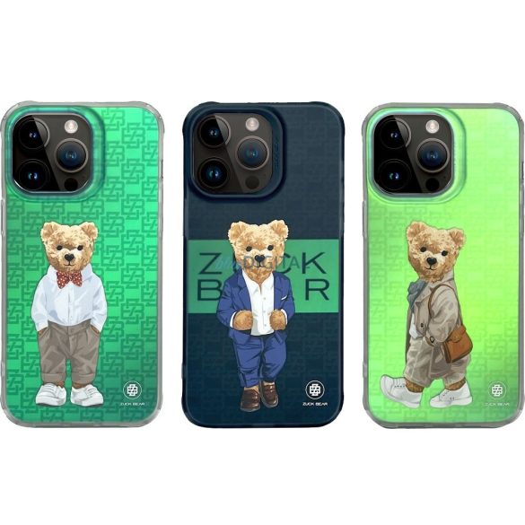 Zuck Bear French Riviera tok iPhone 15 Pro Max - "Saint Tropez shimmer" mintás