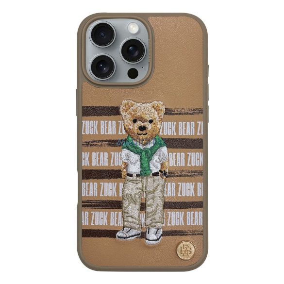 Zuck Bear San Francisco Fortune tok iPhone 16 Pro Max - barna