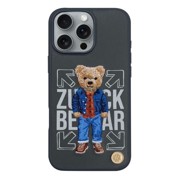 Zuck Bear San Francisco Fortune tok iPhone 16 Pro Max - fekete