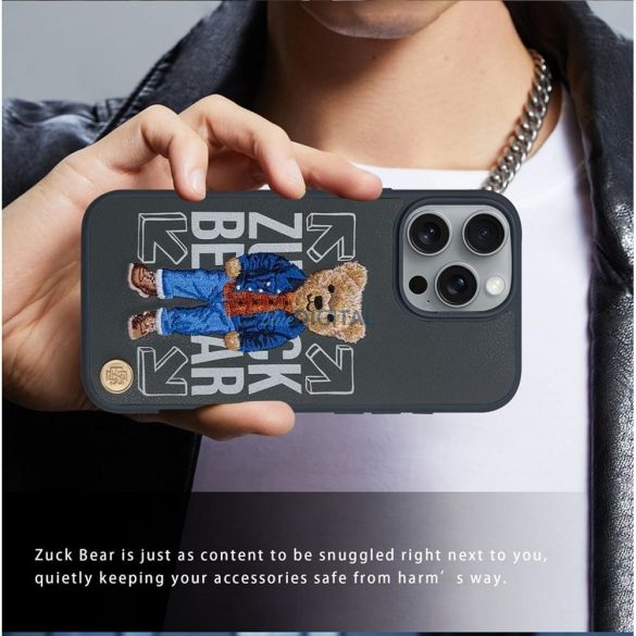 Zuck Bear San Francisco Fortune tok iPhone 16 Pro Max - fekete